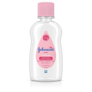 imageJohnsons Baby Baby Oil Pure Mineral Oil to Prevent Moisture Loss Hypoallergenic Original 3 fl oz Pack of 23 Fl Oz Pack of 1