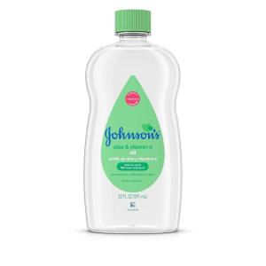 imageJohnsons Baby Oil Mineral Oil Enriched with Aloe Vera and Vitamin E 20 fl oz20 Fl Oz Pack of 1