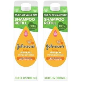 imageJohnsons Baby Shampoo with TearFree Formula Shampoo for Babys Delicate Scalp ampamp Skin Gently Washes Away Dirt ampamp Germs Paraben Phthalate Sulfate ampamp DyeFree 203 fl oz338 Fl Oz Packof 1 Pack of 2