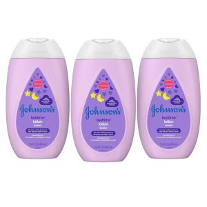imageJohnsons Moisturizing Bedtime Baby Lotion with Coconut Oil ampamp NaturalCalm Aromas to Help Relax Baby Hypoallergenic ampamp Free of Parabens Phthalates ampamp Dyes Mild Baby Skin Care 136 fl oz x 3 Pack453 Fl Oz Pack of 3