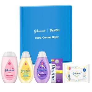 imageJohnsons Sleepy Time Bedtime Baby Gift Set with Relaxing NaturalCalm Aromas Bedtime Baby Bath Shampoo Wash ampamp Lotion Essentials Hypoallergenic ampamp ParabenFree 4 ItemsHere Comes Baby