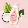 imageJohnsons Baby Skin Nourish Baby Moisture Wash  Coconut ampamp Honeysuckle Scents Cleanses ampamp Leaves Skin Moisturized Hypoallergenic Body Wash Baby Bath Essential SulfateFree 203 fl oz