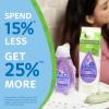 imageJohnsons Baby Soothing Bedtime Bath Starter Kit Nighttime Lavendar Baby Bath 2701 fl Oz and Bedtime Bath Value Size Refill Pack 338 fl OzLavender
