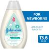 imageJohnsons CottonTouch Newborn Baby Wash ampamp Shampoo with No More Tears Sulfate Paraben Free for Sensitive Skin Made with Real Cotton Gently Washes Away Dirt ampamp Germs 271 fl oz136 Fl Oz Pack of 1