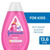 imageJohnsons Kids Shiny ampamp Soft TearFree Kids Shampoo with Argan Oil ampamp Silk Proteins Hair Wash Gently Cleanses ampamp Boosts Natural Shine ampamp Softness Hypoallergenic SulfateFree 136 fl ozShampoo