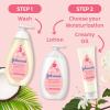imageJohnsons Skin Nourish Moisturizing Baby Lotion for Dry Skin with Coconut ampamp Honeysuckle Scents Gentle Lightweight Body Lotion for Babies Kids ampamp Adults Hypoallergenic 169 fl oz