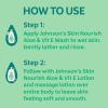 imageJohnsons Skin Nourishing Moisture Baby Body Wash with Aloe Scent ampamp Vitamin E Hypoallergenic ampamp Tear Free Bath Wash for The Whole Family Paraben ampamp SulfateFree 203 fl ozAloe Vera