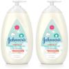 imageJohnsons CottonTouch Newborn Baby Face and Body Lotion Hypoallergenic Moisturization for Babys Skin Made with Real Cotton ParabenFree DyeFree 136 fl oz542 Fl Oz Pack of 1
