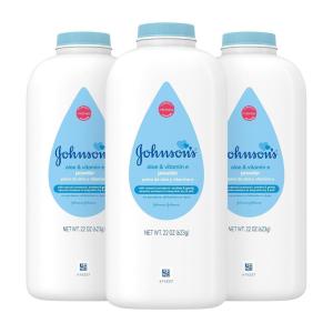 imageJohnsons Baby Powder with Naturally Derived Cornstarch Aloe ampamp Vitamin E for Delicate Skin Hypoallergenic Free of Parabens Phthalates ampamp Dyes for Gentle Baby Skin Care 22 oz 3 Pack22 Ounce Pack of 3
