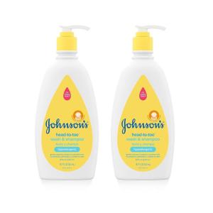 imageJohnsons HeadToToe Gentle Baby Body Wash ampamp Shampoo TearFree SulfateFree ampamp Hypoallergenic Bath Wash ampamp Shampoo for Babys Sensitive Skin ampamp Hair Washes Away 999 Of Germs 187 Fl OzUnscented