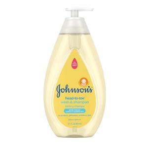 imageJohnsons HeadtoToe Gentle TearFree Baby ampamp Newborn Wash ampamp Shampoo Sulfate Paraben Phthalate ampamp DyeFree Hypoallergenic Wash for Sensitive Skin ampamp Hair 271 fl Oz271 Fl Oz Pack of 1
