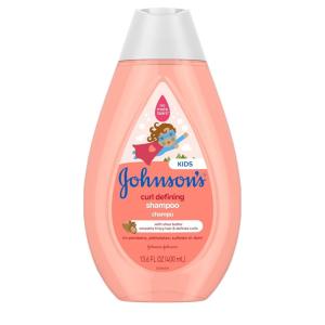 imageJohnsons Kids CurlDefining Frizz Control TearFree Kids Shampoo  Shea Butter Paraben Sulfate ampamp DyeFree Hypoallergenic ampamp Gentle for Kids Hair Kid Bath Essential 136 fl ozShampoo