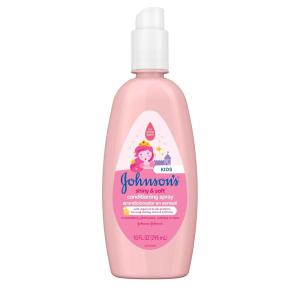 imageJohnsons Kids Shiny ampamp Soft TearFree Kids Shampoo with Argan Oil ampamp Silk Proteins Hair Wash Gently Cleanses ampamp Boosts Natural Shine ampamp Softness Hypoallergenic SulfateFree 136 fl ozConditioner Spray