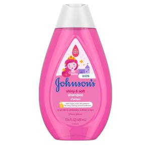 imageJohnsons Kids Shiny ampamp Soft TearFree Kids Shampoo with Argan Oil ampamp Silk Proteins Hair Wash Gently Cleanses ampamp Boosts Natural Shine ampamp Softness Hypoallergenic SulfateFree 136 fl ozShampoo