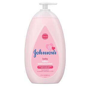 imageJohnsons Moisturizing Mild Pink Baby Lotion with Coconut Oil for Delicate Baby Skin Paraben Phthalate ampamp DyeFree Hypoallergenic ampamp DermatologistTested Baby Skin Care 271 Fl Oz271 Fl Oz Pack of 1