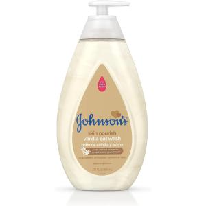 imageJohnsons Skin Nourishing Baby Wash with Vanilla ampamp Oat Extract Hypoallergenic ampamp Tear Free Baby Wash 271 fl oz271 Fl Oz Pack of 1