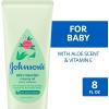 imageJohnsons Skin Nourish Creamy Oil Aloe Scent ampamp Vitamin E Creamy Oil Helps Prevent Dryness ampamp Moisturizes Babys Delicate Skin for 24 Hours Hypoallergenic ampamp NonGreasy 8 fl oz8 Fl Oz Pack of 6