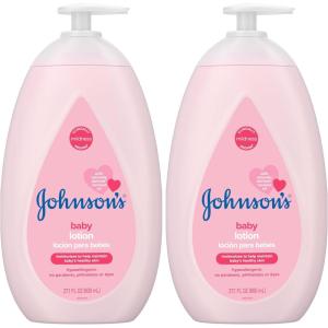 imageJohnsons Moisturizing Mild Pink Baby Lotion with Coconut Oil for Delicate Baby Skin Paraben Phthalate ampamp DyeFree Hypoallergenic ampamp DermatologistTested Baby Skin Care 271 Fl Oz Pack of 2