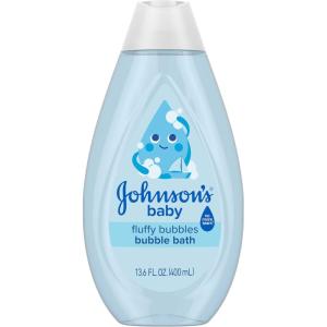imageJohnsons Baby Fluffy Bubbles Bubble Bath No More Tears Gently Cleanses Delicate Skin Without Feeling Dry Hypoallergenic No Added Parabens Sulfates ampamp Dyes 136 fl oz