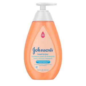 image:imageJohnsons Baby HeadToToe Wash amp Shampoo TearFree Moisturizing Body Wash Newborn Essentials Baby Wash and Shampoo No added Parabens Sulfates and Dyes 136 fl oz