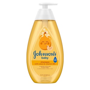 image:imageJohnsons Baby Shampoo with Aloe Vera amp Vitamin B5 Tear Free Travel Size Newborn Essentials No added Parabens amp Sulfates Hypoallergenic 34 fl ozFresh